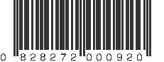 UPC 828272000920