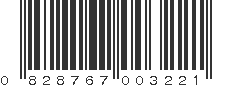 UPC 828767003221