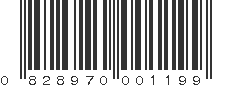 UPC 828970001199