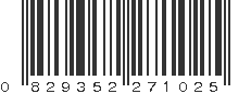 UPC 829352271025