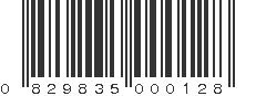 UPC 829835000128