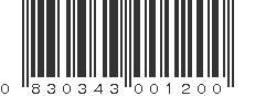 UPC 830343001200