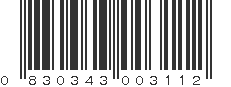 UPC 830343003112