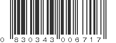 UPC 830343006717