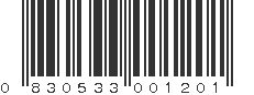 UPC 830533001201