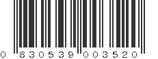 UPC 830539003520