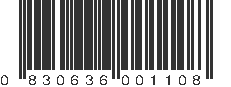 UPC 830636001108