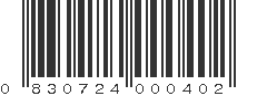 UPC 830724000402