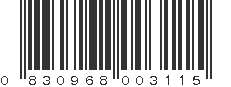 UPC 830968003115