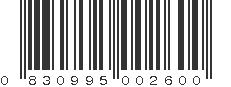 UPC 830995002600