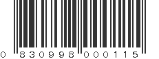 UPC 830998000115