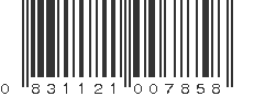 UPC 831121007858