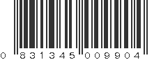 UPC 831345009904