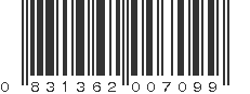 UPC 831362007099