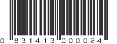 UPC 831413000024