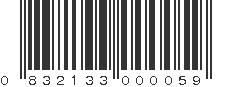 UPC 832133000059