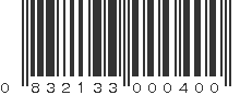 UPC 832133000400