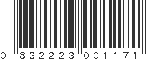 UPC 832223001171