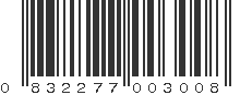 UPC 832277003008