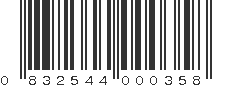 UPC 832544000358