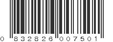 UPC 832826007501