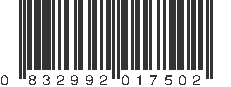 UPC 832992017502