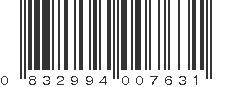 UPC 832994007631