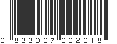 UPC 833007002011