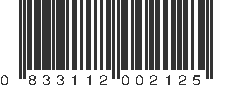 UPC 833112002125