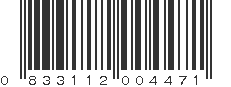 UPC 833112004471