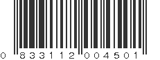 UPC 833112004501