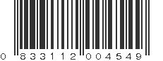 UPC 833112004549