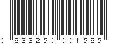 UPC 833250001585