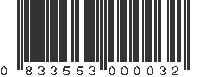 UPC 833553000032