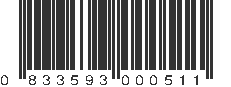 UPC 833593000511