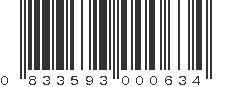 UPC 833593000634