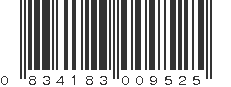 UPC 834183009525