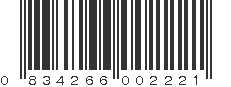 UPC 834266002221