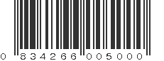 UPC 834266005000