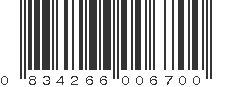 UPC 834266006700