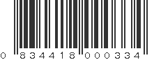 UPC 834418000334