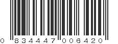 UPC 834447006420