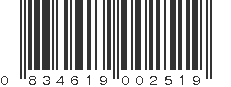 UPC 834619002519