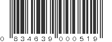 UPC 834639000519