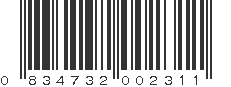 UPC 834732002311