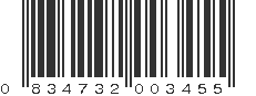 UPC 834732003455