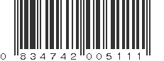 UPC 834742005111