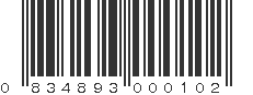 UPC 834893000102