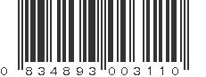 UPC 834893003110