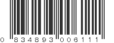 UPC 834893006111